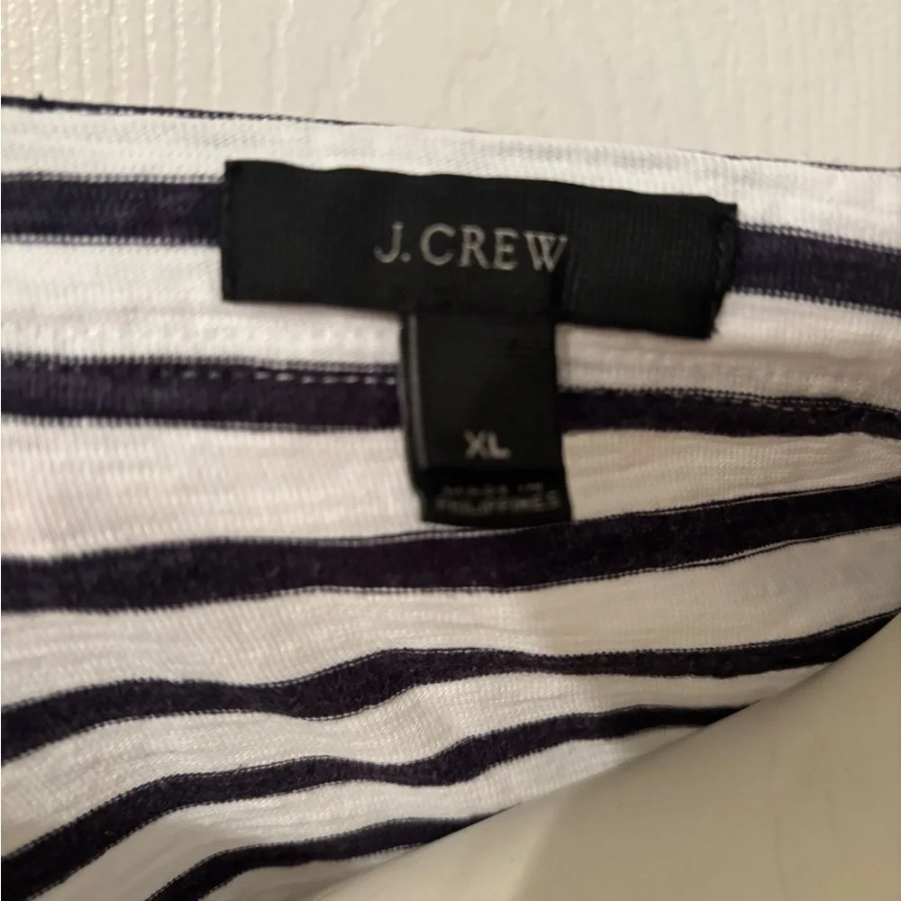 J.Crew striped sailer top XL